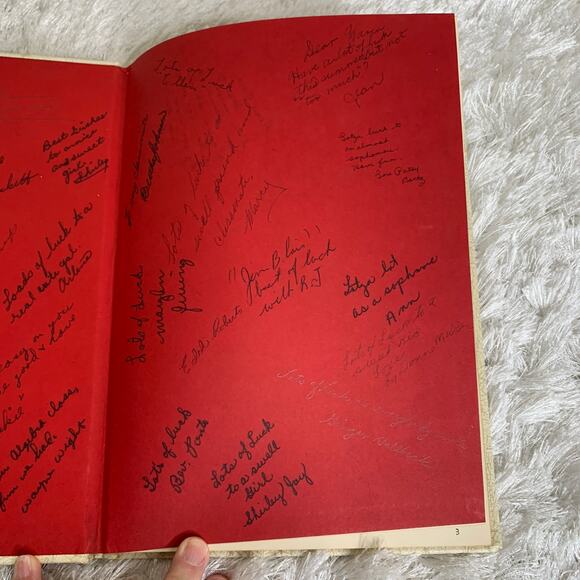 Worthington Minnesota Trojans 1951 Year Book Cream Leather - Picture 5 of 6